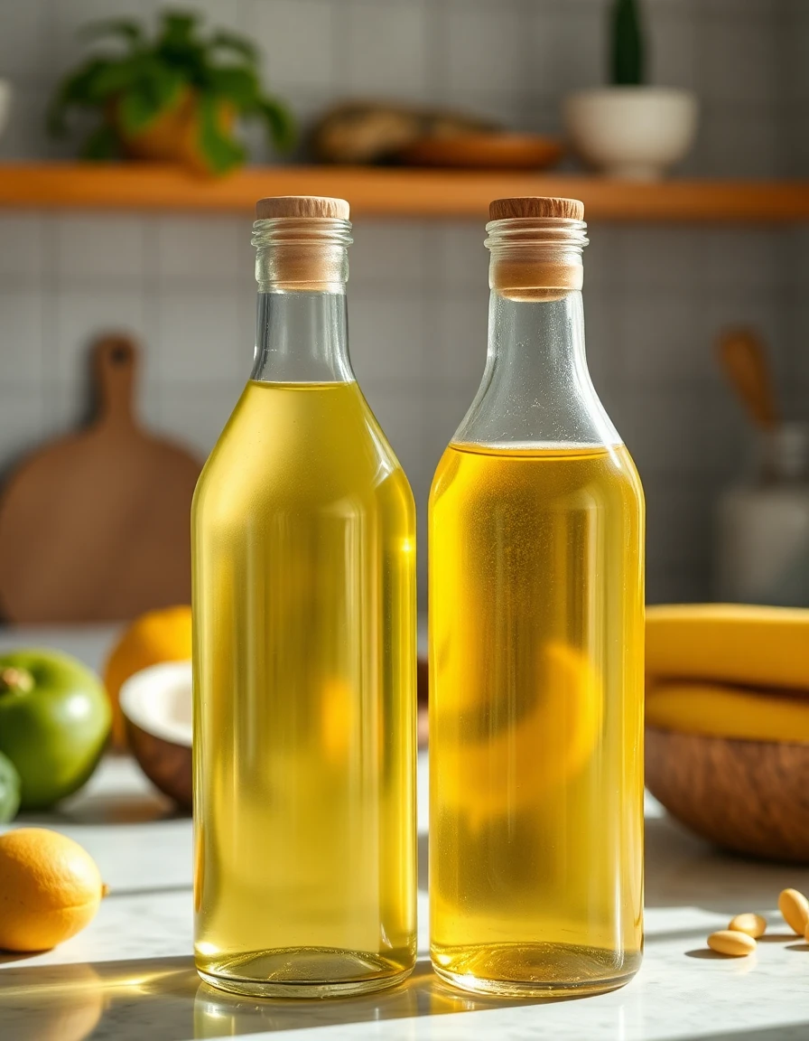 Óleo de coco vs óleo de soja na cozinha capa