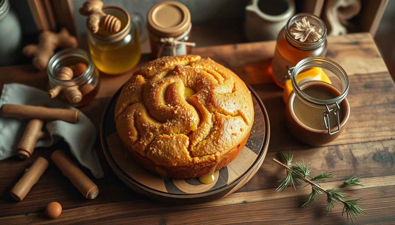 7 receitas de bolo de gengibre e mel caseiro para fazer hoje